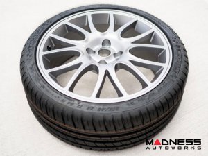 FIAT 500 ABARTH Tributo Ferrari Alloy Wheel Set - Black Finish